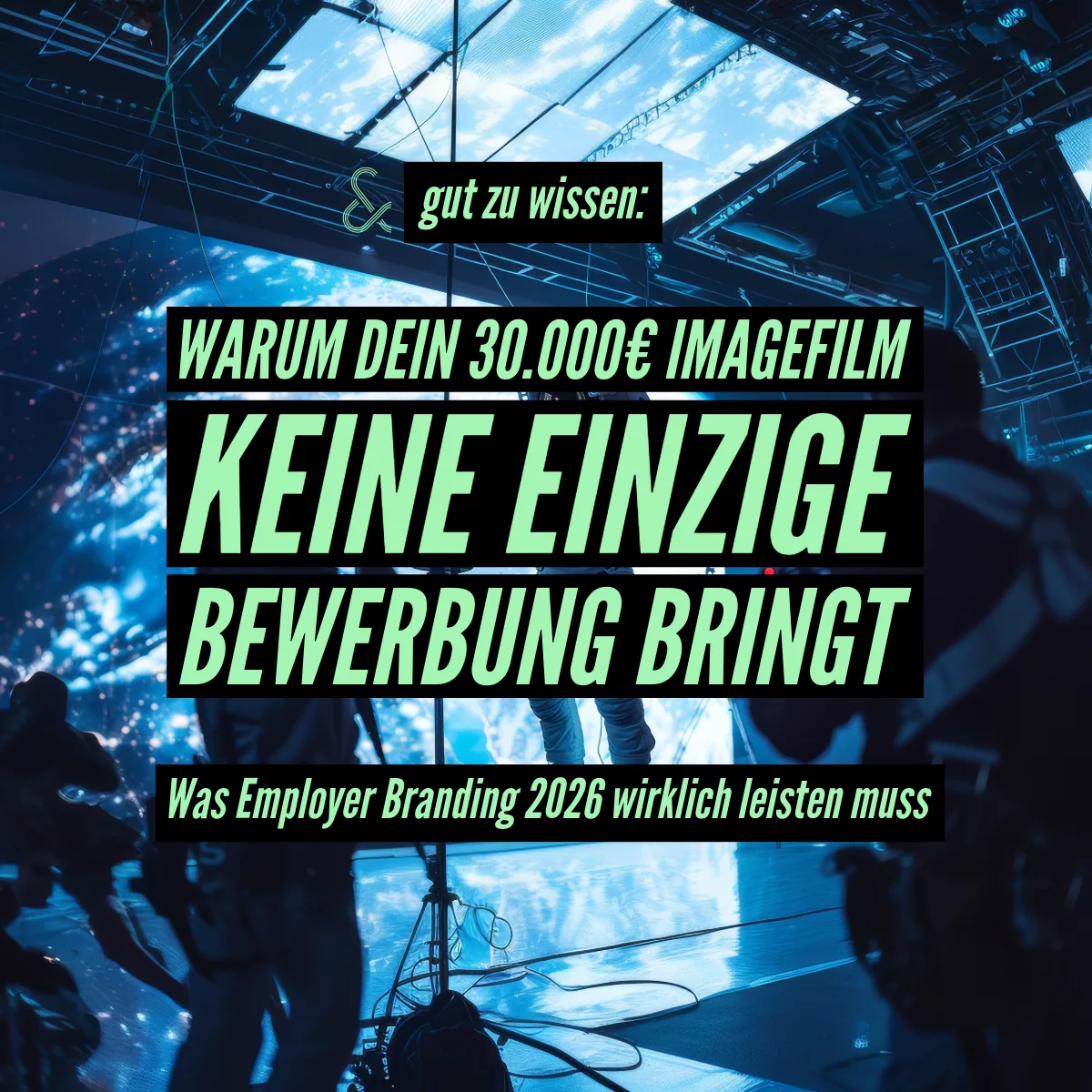 Warum dein 30.000€ Imagefilm keine Bewerbung bringt (und welches System stattdessen funktioniert) 